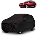 AYSHU All-Weather Resistant Car Cover Compatible with Mahindra Renault Logan Edge | Triple-Stitched Mirror &amp; Antenna Pockets with Elastic Bottom Hem &amp; Buckle Strap | Dustproof, UV Protection