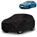 AYSHU All-Weather Resistant Car Cover Compatible with BMW M5 | Triple-Stitched Mirror &amp; Antenna Pockets with Elastic Bottom Hem &amp; Buckle Strap | Dustproof, UV Protection