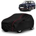 AYSHU All-Weather Resistant Car Cover Compatible with Hyundai Venue N Line | Triple-Stitched Mirror &amp; Antenna Pockets with Elastic Bottom Hem &amp; Buckle Strap | Dustproof, UV Protection