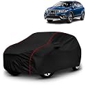 AYSHU All-Weather Resistant Car Cover Compatible with Maruti Suzuki S-Cross | Triple-Stitched Mirror &amp; Antenna Pockets with Elastic Bottom Hem &amp; Buckle Strap | Dustproof, UV Protection