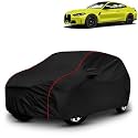 AYSHU All-Weather Resistant Car Cover Compatible with BMW M Series | Triple-Stitched Mirror &amp; Antenna Pockets with Elastic Bottom Hem &amp; Buckle Strap | Dustproof, UV Protection