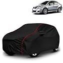 AYSHU All-Weather Resistant Car Cover Compatible with Maruti SX4 | Triple-Stitched Mirror &amp; Antenna Pockets with Elastic Bottom Hem &amp; Buckle Strap | Dustproof, UV Protection