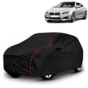 AYSHU All-Weather Resistant Car Cover Compatible with BMW M6 | Triple-Stitched Mirror &amp; Antenna Pockets with Elastic Bottom Hem &amp; Buckle Strap | Dustproof, UV Protection