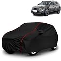 AYSHU All-Weather Resistant Car Cover Compatible with Hyundai Tucson | Triple-Stitched Mirror &amp; Antenna Pockets with Elastic Bottom Hem &amp; Buckle Strap | Dustproof, UV Protection