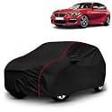 AYSHU All-Weather Resistant Car Cover Compatible with BMW 1 Series | Triple-Stitched Mirror &amp; Antenna Pockets with Elastic Bottom Hem &amp; Buckle Strap | Dustproof, UV Protection
