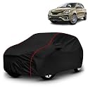 AYSHU All-Weather Resistant Car Cover Compatible with Toyota Etios Liva | Triple-Stitched Mirror &amp; Antenna Pockets with Elastic Bottom Hem &amp; Buckle Strap | Dustproof, UV Protection