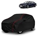 AYSHU All-Weather Resistant Car Cover Compatible with Audi A6 | Triple-Stitched Mirror &amp; Antenna Pockets with Elastic Bottom Hem &amp; Buckle Strap | Dustproof, UV Protection