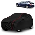 AYSHU All-Weather Resistant Car Cover Compatible with BMW 5 Series GT | Triple-Stitched Mirror &amp; Antenna Pockets with Elastic Bottom Hem &amp; Buckle Strap | Dustproof, UV Protection