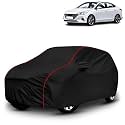AYSHU All-Weather Resistant Car Cover Compatible with Hyundai Verna | Triple-Stitched Mirror &amp; Antenna Pockets with Elastic Bottom Hem &amp; Buckle Strap | Dustproof, UV Protection