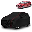 AYSHU All-Weather Resistant Car Cover Compatible with Volkswagen Polo | Triple-Stitched Mirror &amp; Antenna Pockets with Elastic Bottom Hem &amp; Buckle Strap | Dustproof, UV Protection