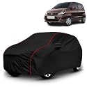 AYSHU All-Weather Resistant Car Cover Compatible with Maruti Suzuki Zen Estilo | Triple-Stitched Mirror &amp; Antenna Pockets with Elastic Bottom Hem &amp; Buckle Strap | Dustproof, UV Protection