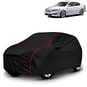 AYSHU All-Weather Resistant Car Cover Compatible with Honda Accord | Triple-Stitched Mirror &amp; Antenna Pockets with Elastic Bottom Hem &amp; Buckle Strap | Dustproof, UV Protection