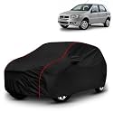AYSHU All-Weather Resistant Car Cover Compatible with Fiat Palio Stile | Triple-Stitched Mirror &amp; Antenna Pockets with Elastic Bottom Hem &amp; Buckle Strap | Dustproof, UV Protection