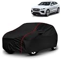 AYSHU All-Weather Resistant Car Cover Compatible with Jaguar F-Pace | Triple-Stitched Mirror &amp; Antenna Pockets with Elastic Bottom Hem &amp; Buckle Strap | Dustproof, UV Protection