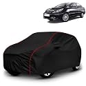 AYSHU All-Weather Resistant Car Cover Compatible with Tata Manza (2011-2015) | Triple-Stitched Mirror &amp; Antenna Pockets with Elastic Bottom Hem &amp; Buckle Strap | Dustproof, UV Protection