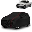 AYSHU All-Weather Resistant Car Cover Compatible with Nissan Frontier | Triple-Stitched Mirror &amp; Antenna Pockets with Elastic Bottom Hem &amp; Buckle Strap | Dustproof, UV Protection