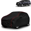 AYSHU All-Weather Resistant Car Cover Compatible with Toyota Innova | Triple-Stitched Mirror &amp; Antenna Pockets with Elastic Bottom Hem &amp; Buckle Strap | Dustproof, UV Protection