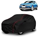 AYSHU All-Weather Resistant Car Cover Compatible with Volkswagen Tiguan | Triple-Stitched Mirror &amp; Antenna Pockets with Elastic Bottom Hem &amp; Buckle Strap | Dustproof, UV Protection