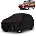 AYSHU All-Weather Resistant Car Cover Compatible with Tata Sumo Gold | Triple-Stitched Mirror &amp; Antenna Pockets with Elastic Bottom Hem &amp; Buckle Strap | Dustproof, UV Protection