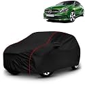 AYSHU All-Weather Resistant Car Cover Compatible with Mercedes Benz A-Class A 180 | Triple-Stitched Mirror &amp; Antenna Pockets with Elastic Bottom Hem &amp; Buckle Strap | Dustproof, UV Protection