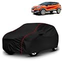 AYSHU All-Weather Resistant Car Cover Compatible with Renault Captur | Triple-Stitched Mirror &amp; Antenna Pockets with Elastic Bottom Hem &amp; Buckle Strap | Dustproof, UV Protection