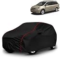 AYSHU All-Weather Resistant Car Cover Compatible with Toyota Sienna | Triple-Stitched Mirror &amp; Antenna Pockets with Elastic Bottom Hem &amp; Buckle Strap | Dustproof, UV Protection