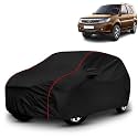 AYSHU All-Weather Resistant Car Cover Compatible with Tata Safari Storme | Triple-Stitched Mirror &amp; Antenna Pockets with Elastic Bottom Hem &amp; Buckle Strap | Dustproof, UV Protection
