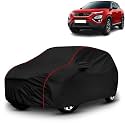 AYSHU All-Weather Resistant Car Cover Compatible with Tata Harrier | Triple-Stitched Mirror &amp; Antenna Pockets with Elastic Bottom Hem &amp; Buckle Strap | Dustproof, UV Protection