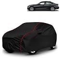AYSHU All-Weather Resistant Car Cover Compatible with BMW 320D | Triple-Stitched Mirror &amp; Antenna Pockets with Elastic Bottom Hem &amp; Buckle Strap | Dustproof, UV Protection