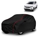 AYSHU All-Weather Resistant Car Cover Compatible with Mahindra Alturas G4 | Triple-Stitched Mirror &amp; Antenna Pockets with Elastic Bottom Hem &amp; Buckle Strap | Dustproof, UV Protection
