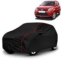 AYSHU All-Weather Resistant Car Cover Compatible with Maruti Alto 800 VXI | Triple-Stitched Mirror &amp; Antenna Pockets with Elastic Bottom Hem &amp; Buckle Strap | Dustproof, UV Protection
