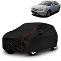 AYSHU All-Weather Resistant Car Cover Compatible with Hyundai Sonata Transform | Triple-Stitched Mirror &amp; Antenna Pockets with Elastic Bottom Hem &amp; Buckle Strap | Dustproof, UV Protection