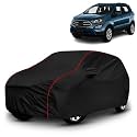 AYSHU All-Weather Resistant Car Cover Compatible with Ford Ecosport | Triple-Stitched Mirror &amp; Antenna Pockets with Elastic Bottom Hem &amp; Buckle Strap | Dustproof, UV Protection