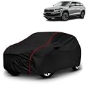 AYSHU All-Weather Resistant Car Cover Compatible with Skoda Kodiaq | Triple-Stitched Mirror &amp; Antenna Pockets with Elastic Bottom Hem &amp; Buckle Strap | Dustproof, UV Protection