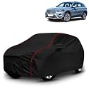 AYSHU All-Weather Resistant Car Cover Compatible with BMW X1 | Triple-Stitched Mirror &amp; Antenna Pockets with Elastic Bottom Hem &amp; Buckle Strap | Dustproof, UV Protection