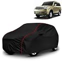 AYSHU All-Weather Resistant Car Cover Compatible with Tata Sumo Grande MK II | Triple-Stitched Mirror &amp; Antenna Pockets with Elastic Bottom Hem &amp; Buckle Strap | Dustproof, UV Protection