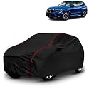 AYSHU All-Weather Resistant Car Cover Compatible with BMW X5 | Triple-Stitched Mirror &amp; Antenna Pockets with Elastic Bottom Hem &amp; Buckle Strap | Dustproof, UV Protection