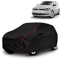 AYSHU All-Weather Resistant Car Cover Compatible with Volkswagen Polo Exquisite | Triple-Stitched Mirror &amp; Antenna Pockets with Elastic Bottom Hem &amp; Buckle Strap | Dustproof, UV Protection