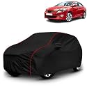 AYSHU All-Weather Resistant Car Cover Compatible with Hyundai Fluidic Verna 4S | Triple-Stitched Mirror &amp; Antenna Pockets with Elastic Bottom Hem &amp; Buckle Strap | Dustproof, UV Protection