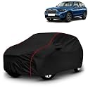 AYSHU All-Weather Resistant Car Cover Compatible with BMW X3 | Triple-Stitched Mirror &amp; Antenna Pockets with Elastic Bottom Hem &amp; Buckle Strap | Dustproof, UV Protection