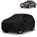 AYSHU All-Weather Resistant Car Cover Compatible with Fiat Linea | Triple-Stitched Mirror &amp; Antenna Pockets with Elastic Bottom Hem &amp; Buckle Strap | Dustproof, UV Protection