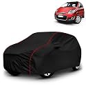 AYSHU All-Weather Resistant Car Cover Compatible with Chevrolet Spark | Triple-Stitched Mirror &amp; Antenna Pockets with Elastic Bottom Hem &amp; Buckle Strap | Dustproof, UV Protection