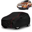 AYSHU All-Weather Resistant Car Cover Compatible with Tata Indigo ECS | Triple-Stitched Mirror &amp; Antenna Pockets with Elastic Bottom Hem &amp; Buckle Strap | Dustproof, UV Protection