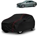 AYSHU All-Weather Resistant Car Cover Compatible with Mercedes Benz A-Class Limousine | Triple-Stitched Mirror &amp; Antenna Pockets with Elastic Bottom Hem &amp; Buckle Strap | Dustproof, UV Protection