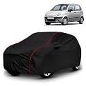 AYSHU All-Weather Resistant Car Cover Compatible with Daewoo Matiz | Triple-Stitched Mirror &amp; Antenna Pockets with Elastic Bottom Hem &amp; Buckle Strap | Dustproof, UV Protection