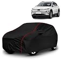 AYSHU All-Weather Resistant Car Cover Compatible with Hyundai Kona Electric | Triple-Stitched Mirror &amp; Antenna Pockets with Elastic Bottom Hem &amp; Buckle Strap | Dustproof, UV Protection