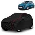 AYSHU All-Weather Resistant Car Cover Compatible with Hyundai i10 | Triple-Stitched Mirror &amp; Antenna Pockets with Elastic Bottom Hem &amp; Buckle Strap | Dustproof, UV Protection