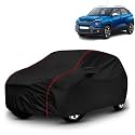 AYSHU All-Weather Resistant Car Cover Compatible with Tata Punch | Triple-Stitched Mirror &amp; Antenna Pockets with Elastic Bottom Hem &amp; Buckle Strap | Dustproof, UV Protection