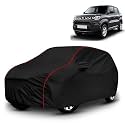 AYSHU All-Weather Resistant Car Cover Compatible with Maruti Suzuki S-Presso | Triple-Stitched Mirror &amp; Antenna Pockets with Elastic Bottom Hem &amp; Buckle Strap | Dustproof, UV Protection