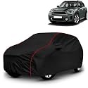 AYSHU All-Weather Resistant Car Cover Compatible with Mini Countryman | Triple-Stitched Mirror &amp; Antenna Pockets with Elastic Bottom Hem &amp; Buckle Strap | Dustproof, UV Protection